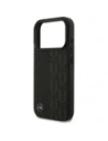 Etui Mercedes Leather Laurel Leaves MagSafe do Apple iPhone 17 Pro czarny