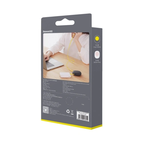 Buy Baseus Let's go Little Reunion One-Way Stretchable Data Cable USB For USB-C, 2A 1m (yellow+gray) - BSU1590YELGRY - {ean13} - Home Screen Store Europe