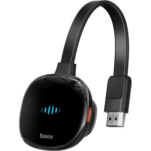 Adapter HDMI Baseus Meteorite Shimmer do bezprzewodowego przesyłu obrazu, WiFi, 4K (czarny)