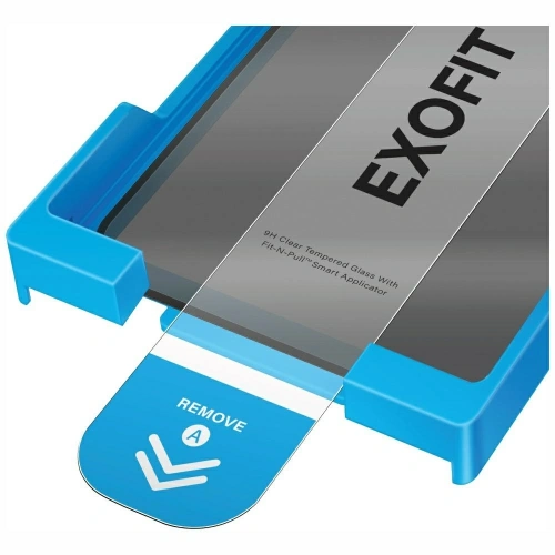 Szkło hartowane UNIQ Optix Exofit Privacy do Apple iPhone 17 Pro Max prywatyzujące z aplikatorem