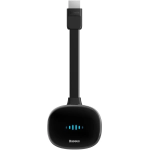 Adapter HDMI Baseus Meteorite Shimmer do bezprzewodowego przesyłu obrazu, WiFi, 4K (czarny)