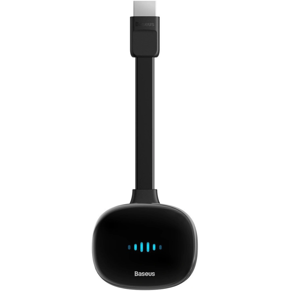 Adapter HDMI Baseus Meteorite Shimmer do bezprzewodowego przesyłu obrazu, WiFi, 4K (czarny)
