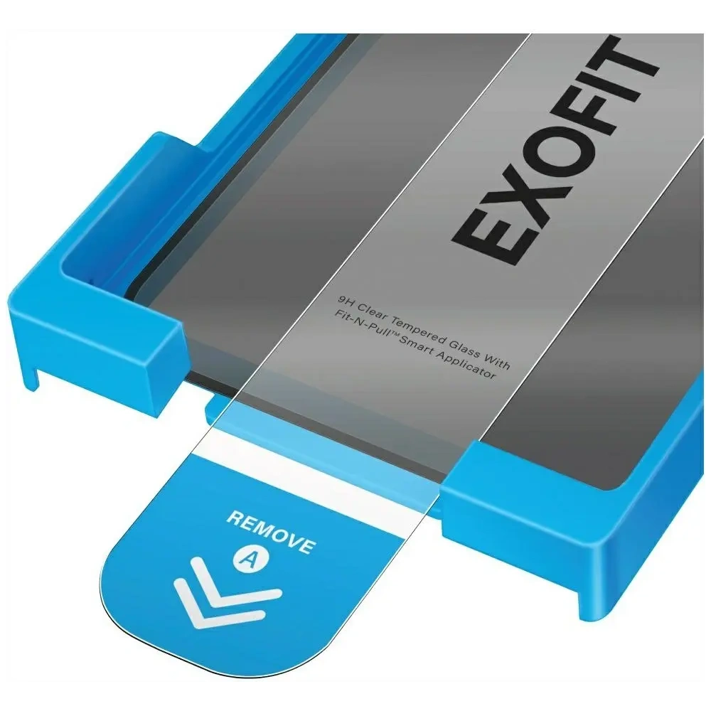 Szkło hartowane UNIQ Optix Exofit Privacy do Apple iPhone 17 Pro prywatyzujące z aplikatorem