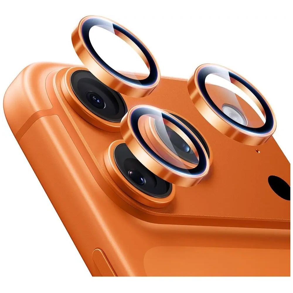 Osłona na aparat ESR Armorite Camera Protector do Apple iPhone 14 Pro / Max / 15 Pro / Max / 16 Pro / Max / 17 Pro / Max Orange