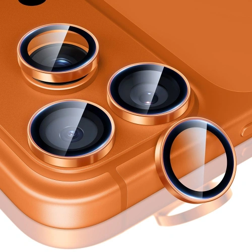Osłona na aparat ESR Armorite Camera Protector do Apple iPhone 14 Pro / Max / 15 Pro / Max / 16 Pro / Max / 17 Pro / Max Orange