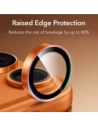 Osłona na aparat ESR Armorite Camera Protector do Apple iPhone 14 Pro / Max / 15 Pro / Max / 16 Pro / Max / 17 Pro / Max Orange