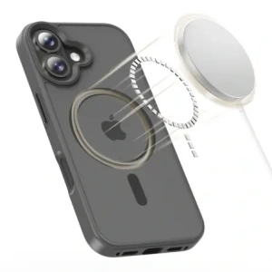 Etui Tech-Protect Magmat MagSafe do Apple iPhone 17 Matte Crayon Grey