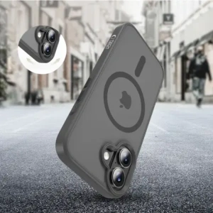 Etui Tech-Protect Magmat MagSafe do Apple iPhone 17 Matte Crayon Grey