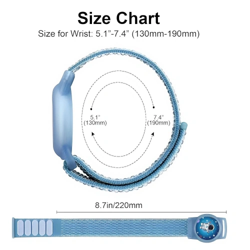Pasek Tech-Protect Nylon For Kids do Apple AirTag 1 / 2 Astronaut