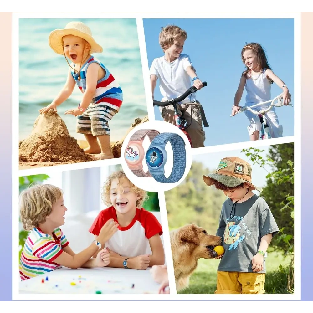 Pasek Tech-Protect Nylon For Kids do Apple AirTag 1 / 2 Astronaut