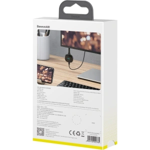 Adapter HDMI Baseus Meteorite Shimmer do bezprzewodowego przesyłu obrazu, WiFi, 4K (czarny)