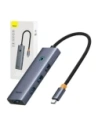 Hub 4w1 Baseus UltraJoy USB-C / 4xUSB-A 3.0 (szary)