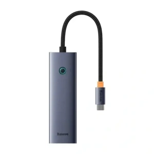 Hub 4w1 Baseus UltraJoy USB-C / 4xUSB-A 3.0 (szary)