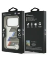 Etui BMW M IML Metal Buttons Tricolor Lines MagSafe do Apple iPhone 17 Pro Max antracyt