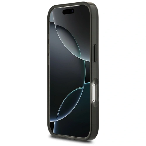 Etui BMW M IML Metal Buttons Tricolor Lines MagSafe do Apple iPhone 17 Pro Max czarny