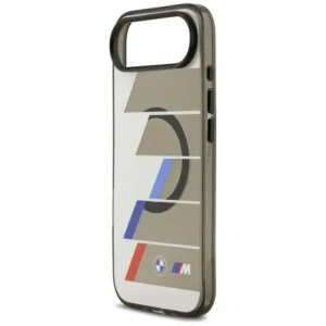 Etui BMW M IML Metal Buttons Tricolor Lines MagSafe do Apple iPhone Air antracyt