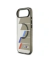 Etui BMW M IML Metal Buttons Tricolor Lines MagSafe do Apple iPhone Air antracyt