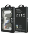 Etui BMW M IML Metal Buttons Tricolor Lines MagSafe do Apple iPhone Air antracyt