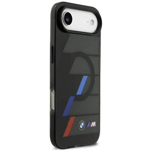 Etui BMW M IML Metal Buttons Tricolor Lines MagSafe do Apple iPhone Air czarny