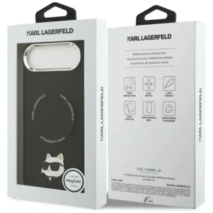 Etui Karl Lagerfeld Choupette Pin MagSafe do Apple iPhone Air czarny