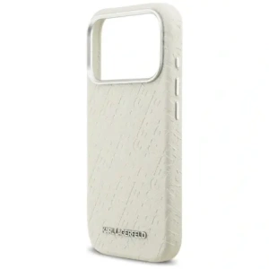 Etui Karl Lagerfeld FW Stamped Karl MagSafe do Apple iPhone 17 Pro beżowy