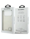 Etui Karl Lagerfeld FW Stamped Karl MagSafe do Apple iPhone 17 Pro Max beżowy