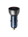 Kup Ładowarka samochodowa Baseus Particular Digital Display z wyświetlaczem, USB + USB-C, QC3.0+PD, 5A, 65W (srebrna) - BSU1596SLV - {ean13} - Sklep Home Screen