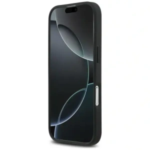 Etui Mercedes Leather Vintage Logo MagSafe do Apple iPhone 17 czarny