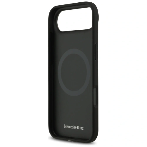 Etui Mercedes Leather Vintage Logo MagSafe do Apple iPhone Air czarny