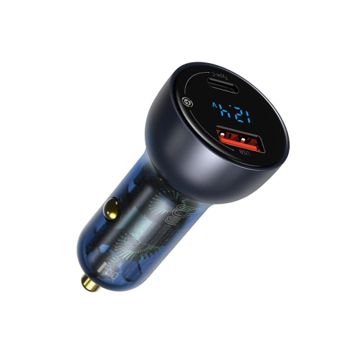 Kup Baseus Autoladegerät Besondere Digitalanzeige, USB + USB-C, QC3.0+PD, 5A, 65W (grau) - BSU1597GRY - {ean13} - Sklep Home Screen