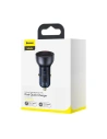Kup Ładowarka samochodowa Baseus Particular Digital Display z wyświetlaczem, USB + USB-C, QC3.0+PD, 5A, 65W (szara) - BSU1597GRY - {ean13} - Sklep Home Screen