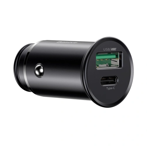 Kup Baseus Autoladegerät Rund Metall, QC 4.0 + PD 3.0, VOOC, SCP, AFC, MTK PE, 30W (schwarz) - BSU1598BLK - {ean13} - Sklep Home Screen