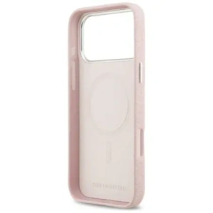 Etui Karl Lagerfeld FW Stamped Karl MagSafe do Apple iPhone 17 Pro Max różowy