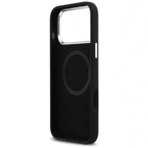 Etui Mercedes Silicone Vintage Logo MagSafe do Apple iPhone 17 Pro Max czarny