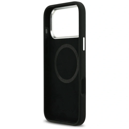 Etui Mercedes Silicone Vintage Logo MagSafe do Apple iPhone 17 Pro Max czarny