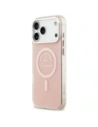 Etui Karl Lagerfeld IML Karl RSG Logo MagSafe do Apple iPhone 17 Pro Max różowy