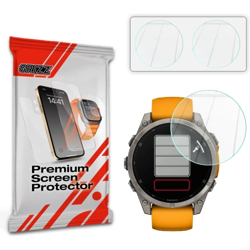 Szkło hybrydowe GrizzGlass HybridGlass do Garmin Fenix 8 Pro