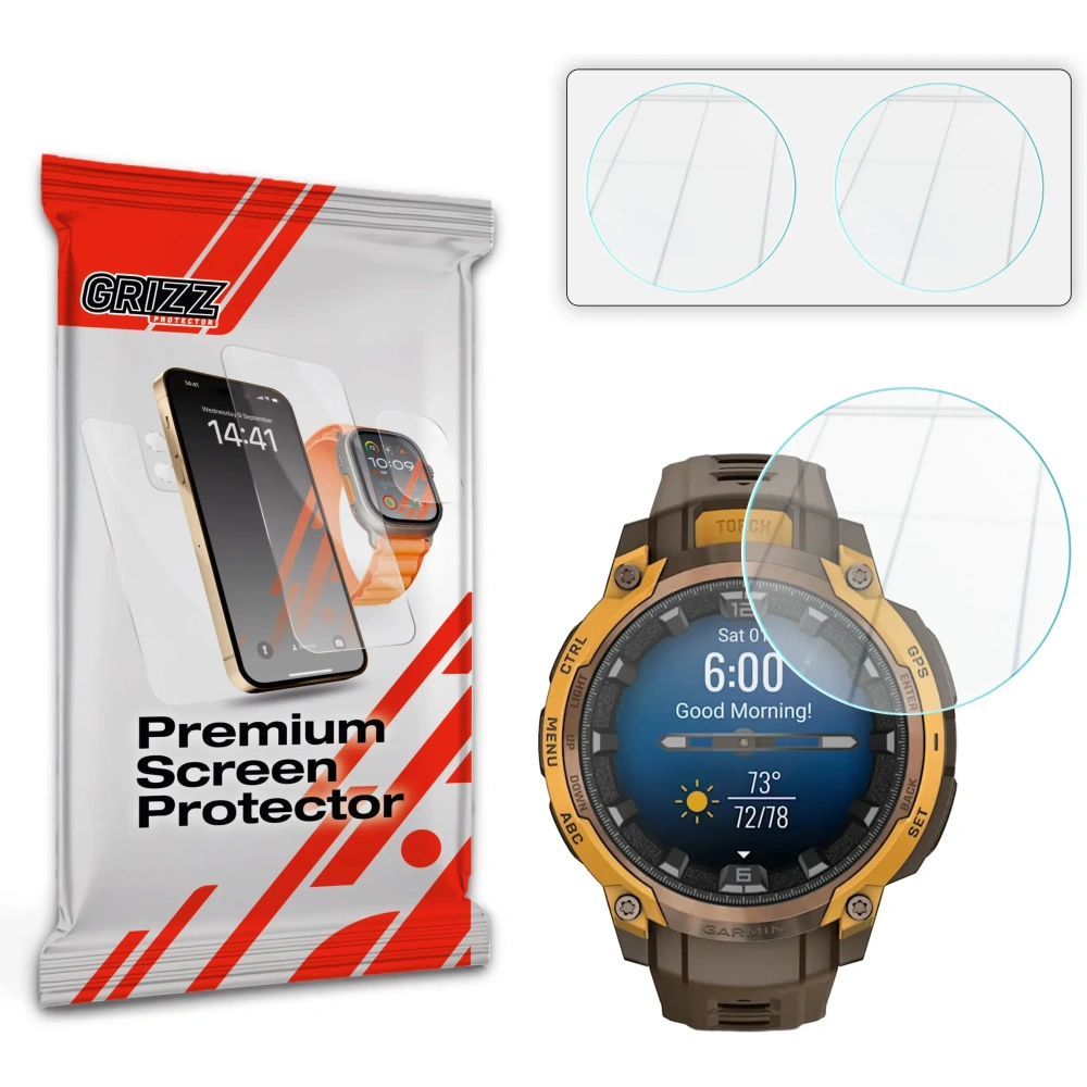 Szkło hybrydowe GrizzGlass HybridGlass do Garmin Instinct Crossover AMOLED