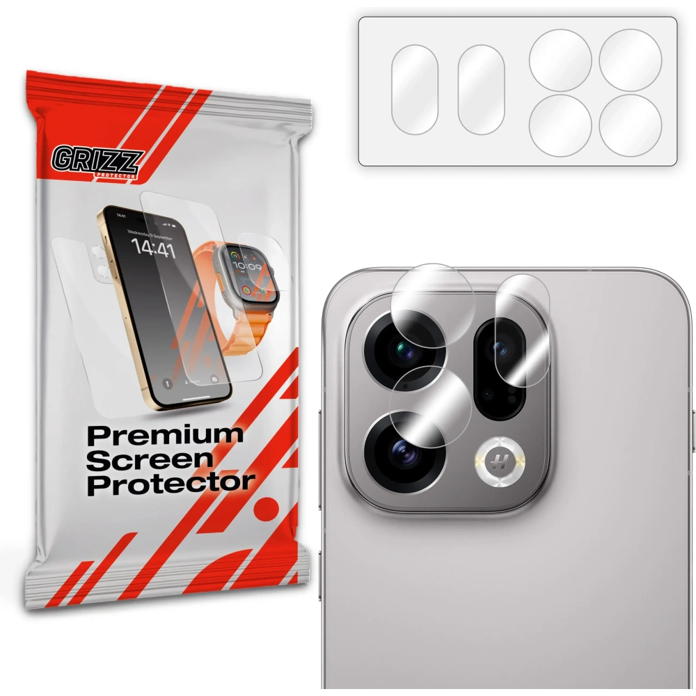 Szkło na aparat GrizzGlass HybridGlass Camera do Oppo Find X9