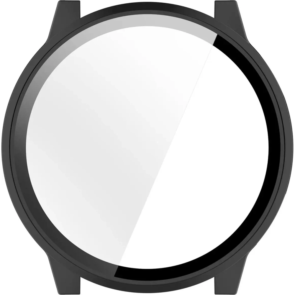 Etui ze szkłem do zegarka Bizon Case+Glass Watch do Garmin Venu 4 45mm czarne