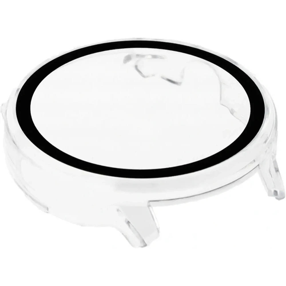 Etui ze szkłem do zegarka Bizon Case+Glass Watch do Garmin Venu 4 45mm przeźroczyste