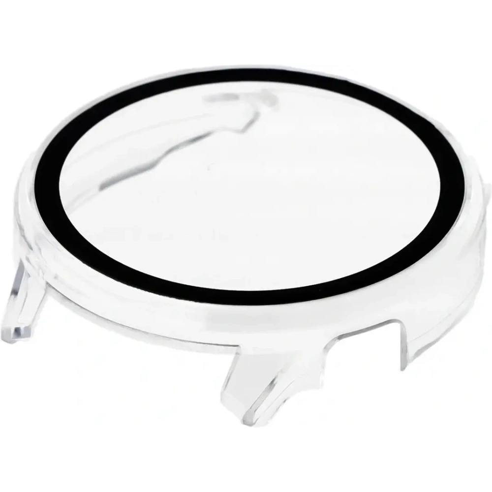 Etui ze szkłem do zegarka Bizon Case+Glass Watch do Garmin Venu 4 45mm przeźroczyste