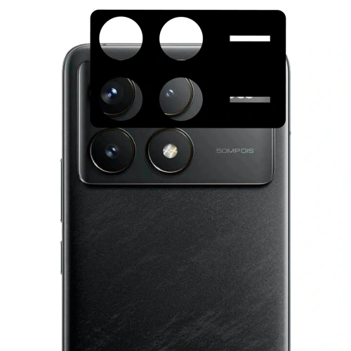 2x Szkło + szybka na aparat Bizon Edge Pack do Xiaomi POCO F6 Pro