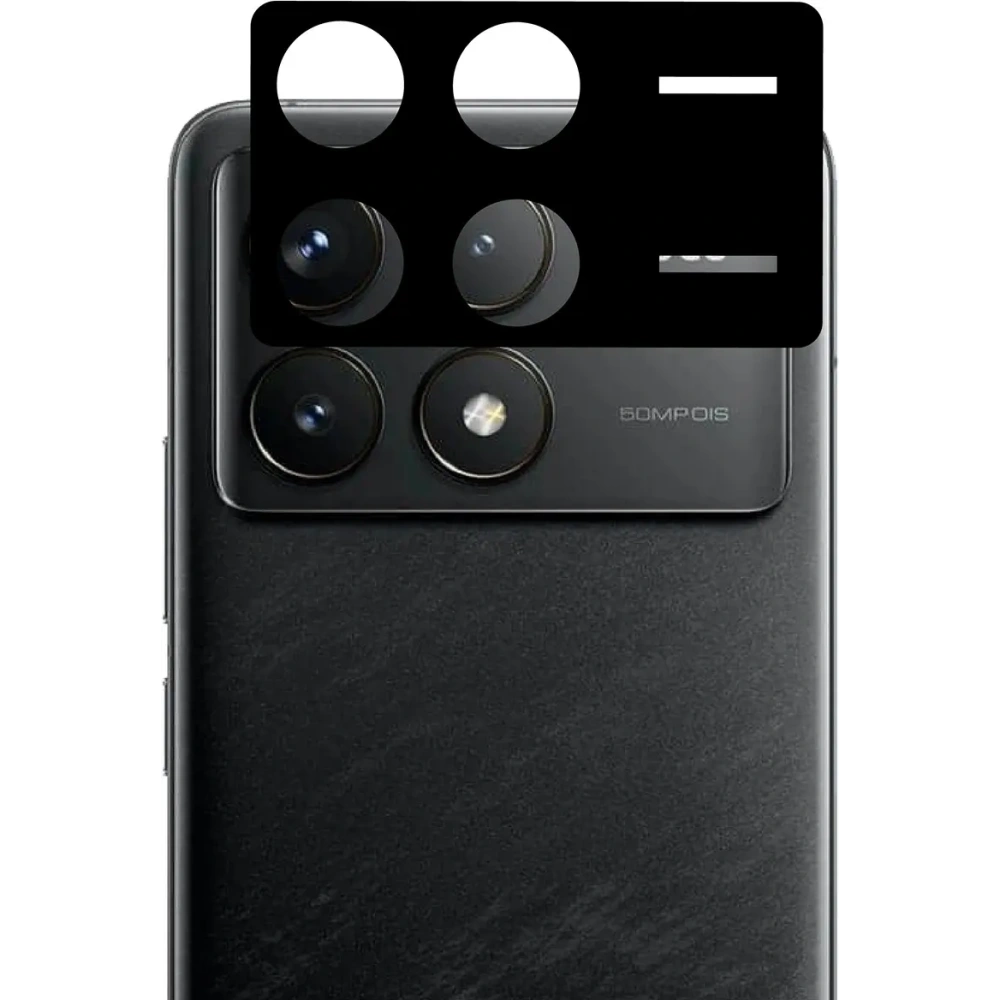 2x Szkło + szybka na aparat Bizon Edge Pack do Xiaomi POCO F6 Pro