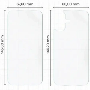 Folia hydrożelowa na tył i przód Bizon Glass Hydrogel Pack do Apple iPhone 17