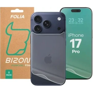 Folia hydrożelowa na tył i przód Bizon Glass Hydrogel Pack do Apple iPhone 17 Pro