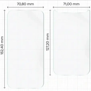 Folia hydrożelowa na tył i przód Bizon Glass Hydrogel Pack do Apple iPhone Air