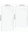 Folia hydrożelowa na tył i przód Bizon Glass Hydrogel Pack do Apple iPhone Air