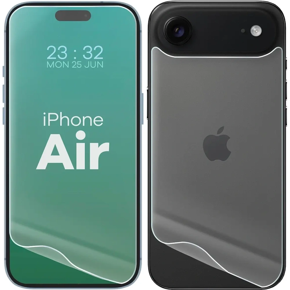 Folia hydrożelowa na tył i przód Bizon Glass Hydrogel Pack do Apple iPhone Air