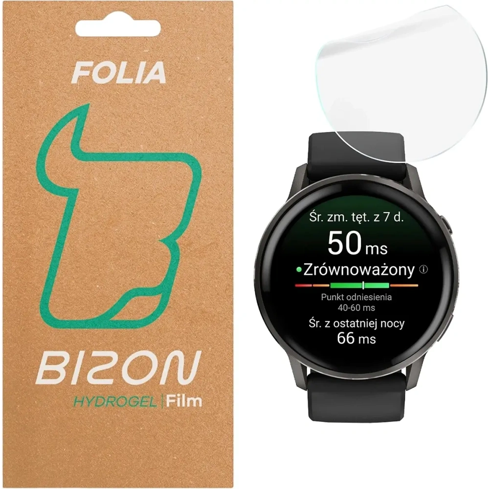 Folia hydrożelowa na ekran Bizon Glass Watch Hydrogel do Garmin Venu 4 41mm